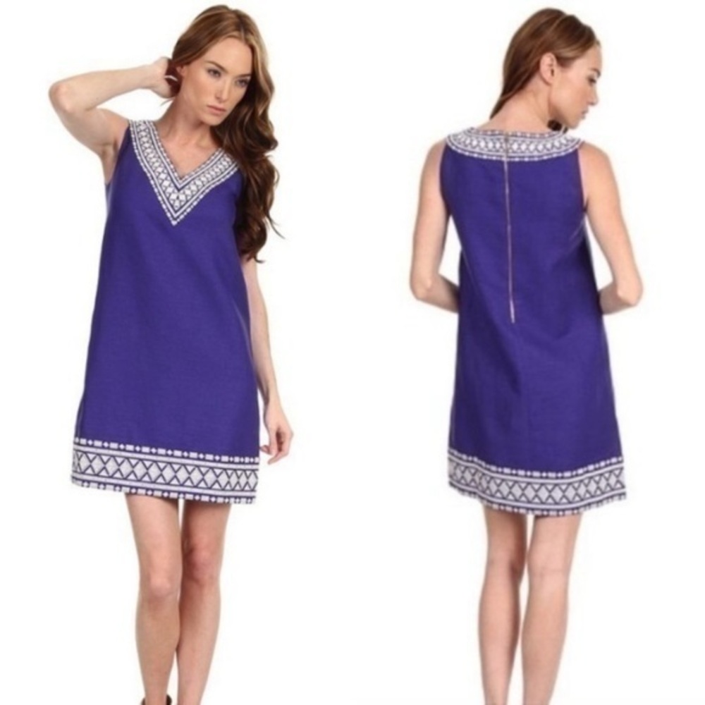 Kate Spade Dress Laureen Embroidered Shift